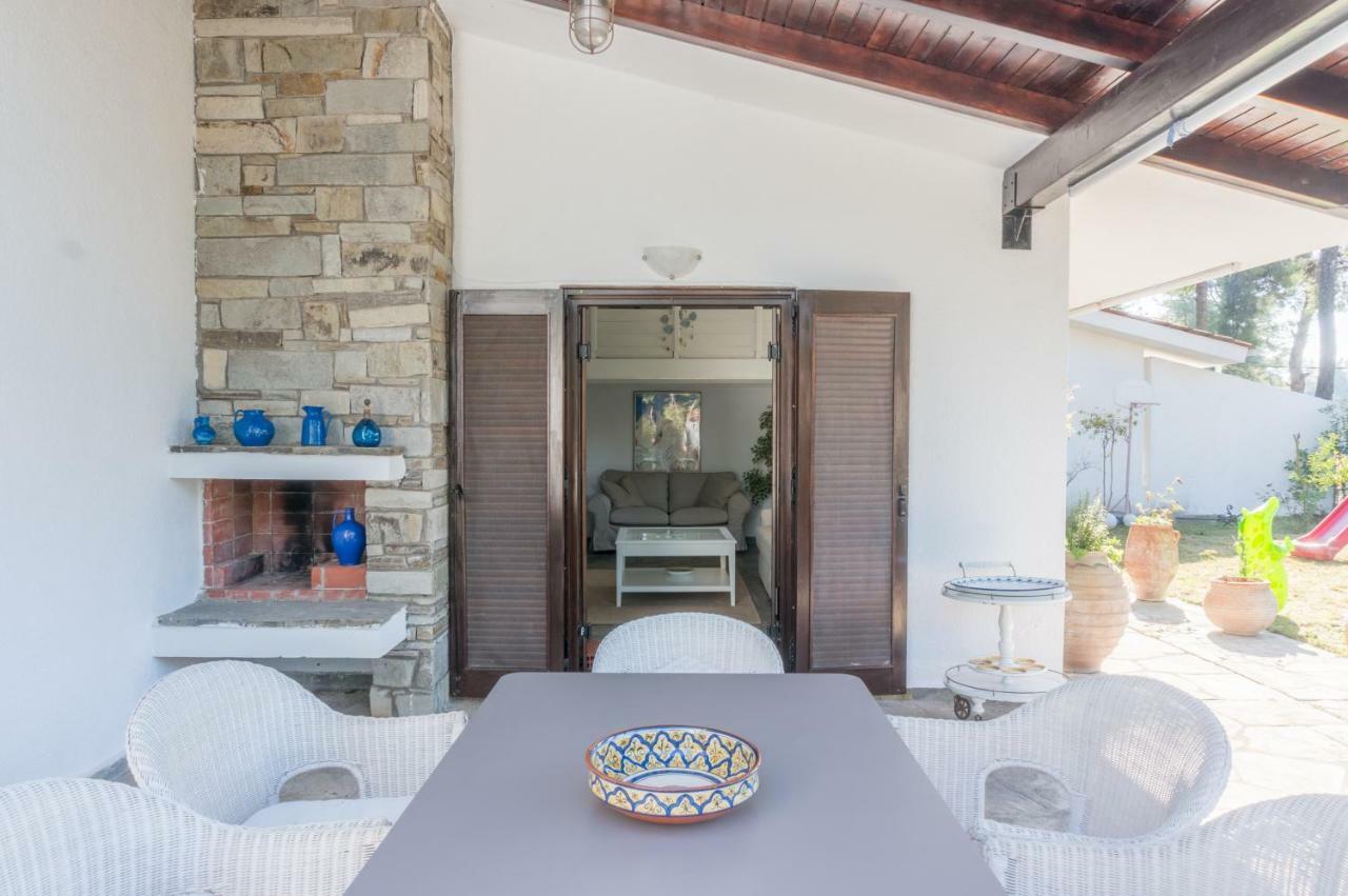 Villa Aurora In Sani With Garden And Pool Luaran gambar