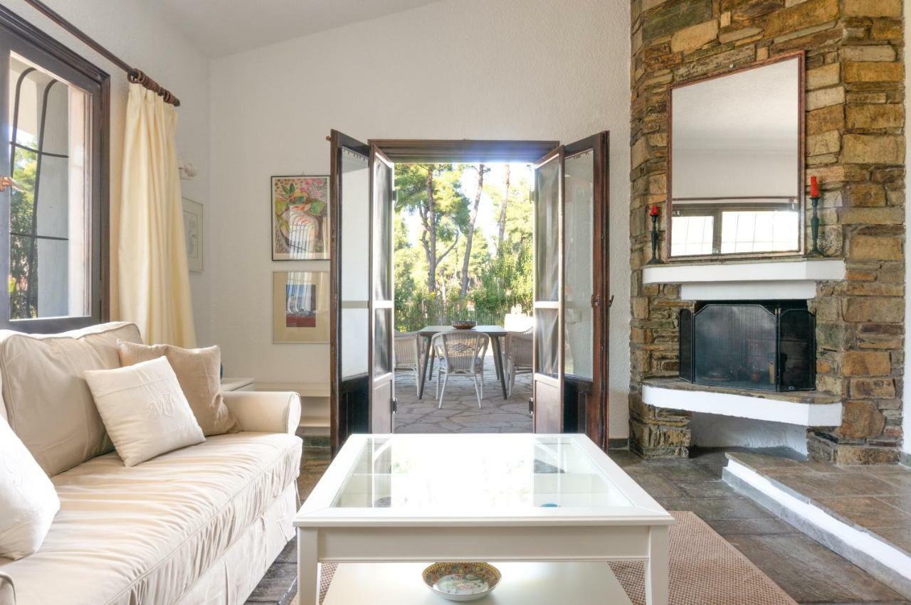 Villa Aurora In Sani With Garden And Pool Luaran gambar