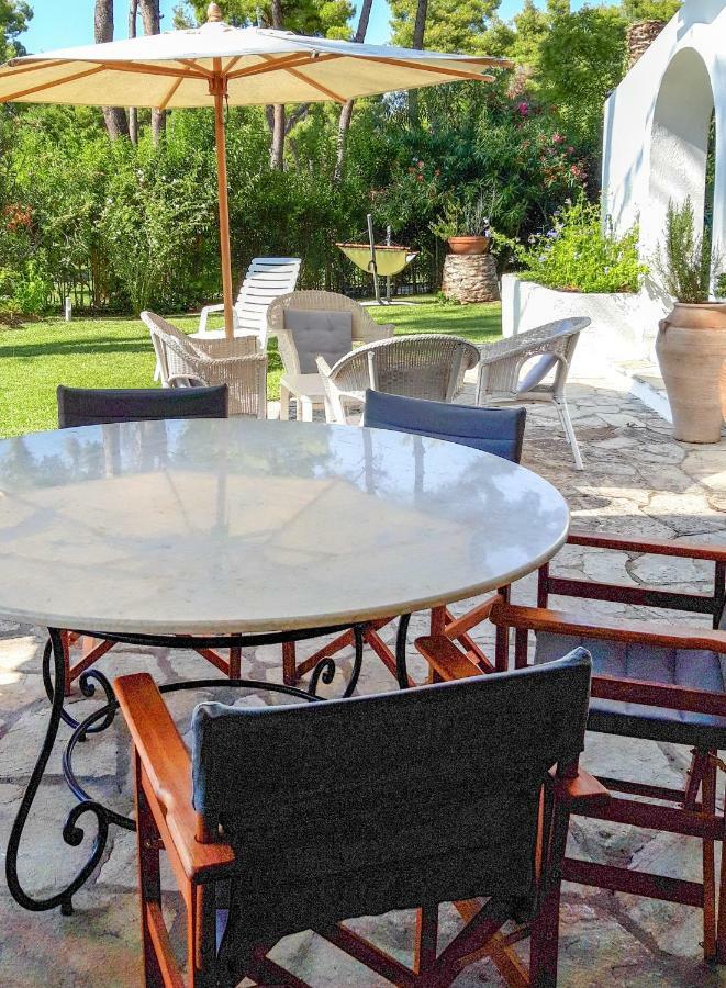 Villa Aurora In Sani With Garden And Pool Luaran gambar
